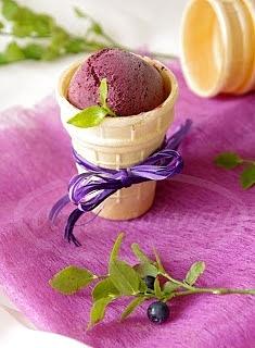 Lody jagodowe