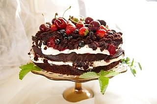 Letni owocowy tort
