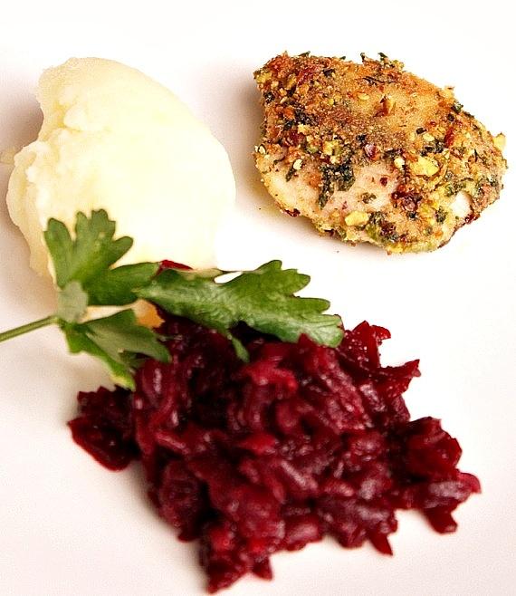 Kurczak w pistacjowej panierce
