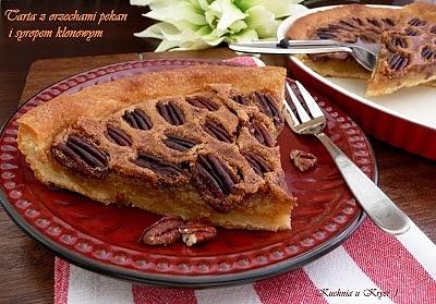 Tarta z orzechami pekan i syropem klonowym