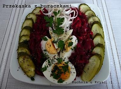 Przekąska z buraczkami i ogórkami na upalne dni