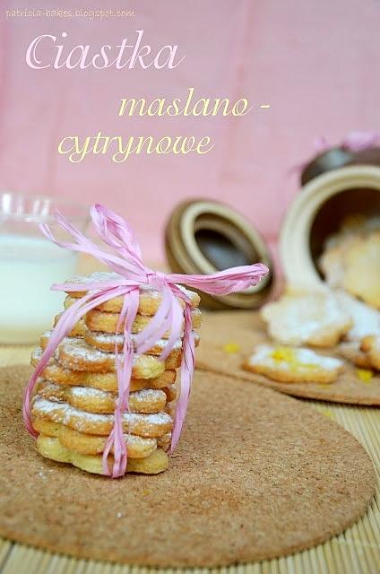 Ciastka maślano - cytrynowe