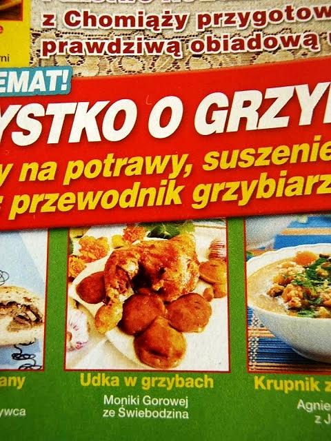 Przepis na pierwszej stronie Przepisów czytelników