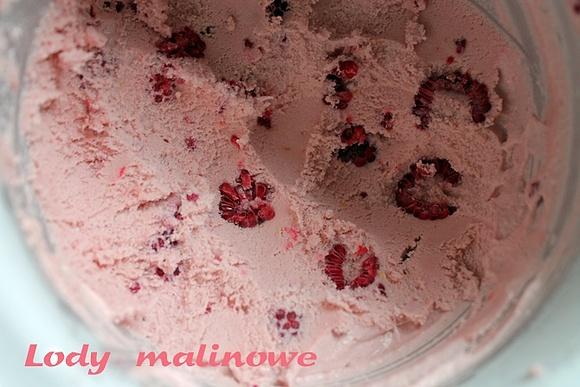 Lody malinowe