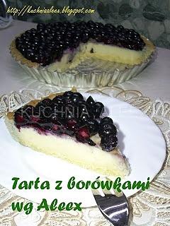 Tarta z borówkami według Aleex