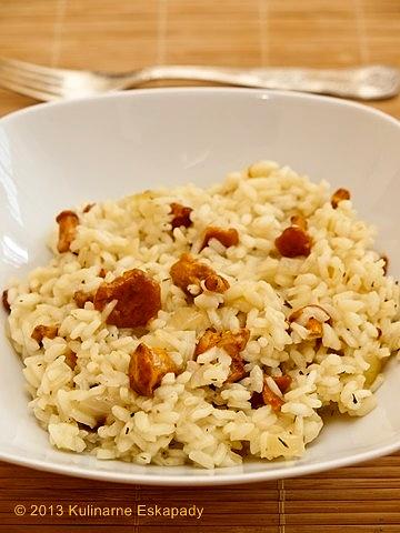 Risotto z kurkami