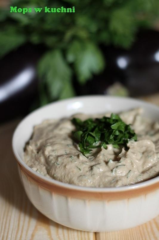 Baba ghanoush z pastą tahini własnej roboty