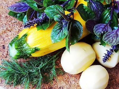 Cukiniowe placuszki z kabaczkiem i ricottą