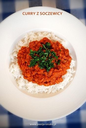 Wegetariańskie curry z czerwonej soczewicy
