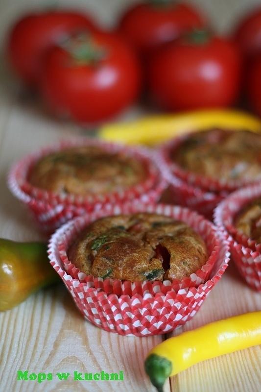 Muffinki pomidorowe z chili