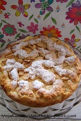 Ciasto jabłkowo-gruszkowe z budyniem