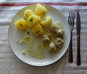 Pulpety w sosie koperkowym