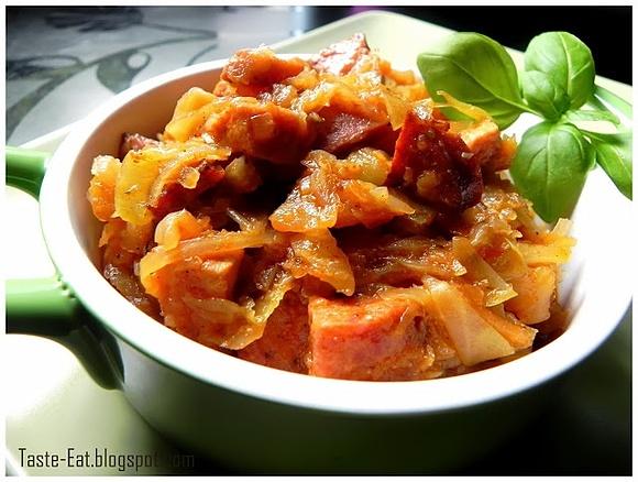 Lekki bigos na wywarze drobiowym