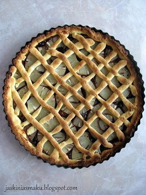 Prosta tarta śliwkowo-ananasowa