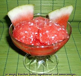 Arbuzowo kokosowy sorbet
