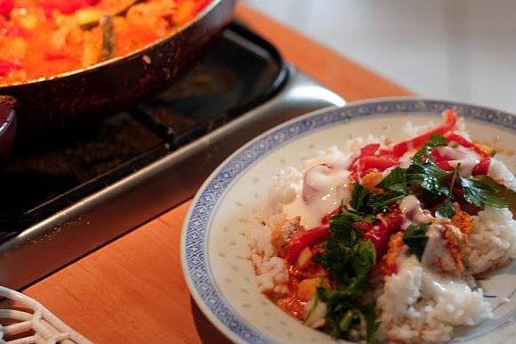 Kurczak Tandori Masala z warzywami