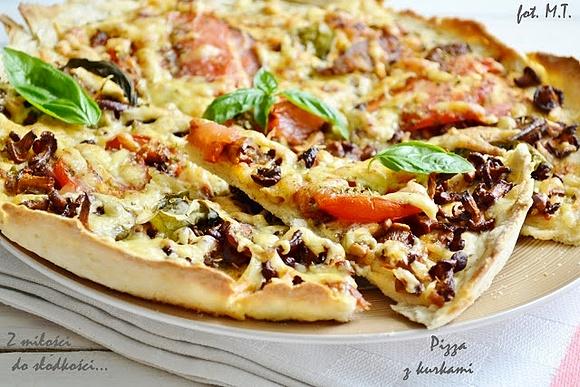 Pizza z kurkami