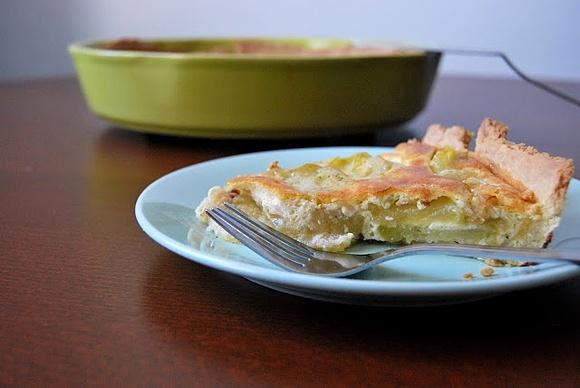 Quiche z cukinią i śmietaną