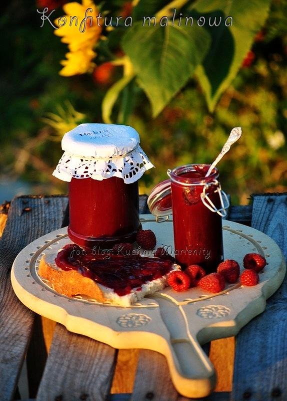 Domowe konfitury z malin bez pestek