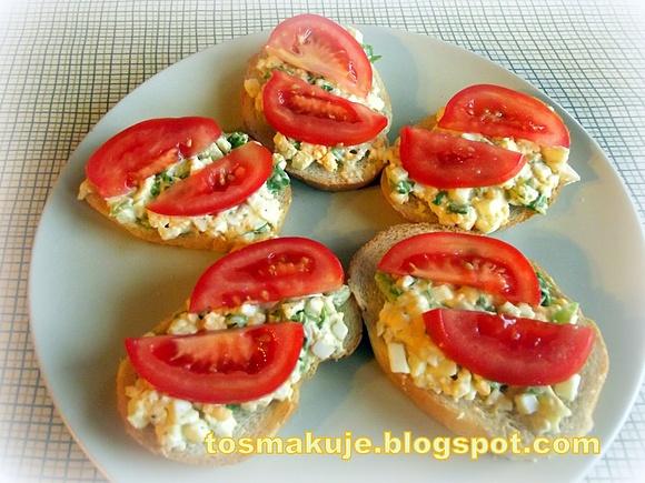 Pasta jajeczna na śniadanie