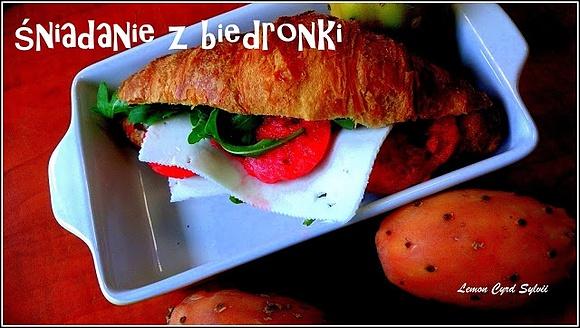 Śniadanie z opuncją figową