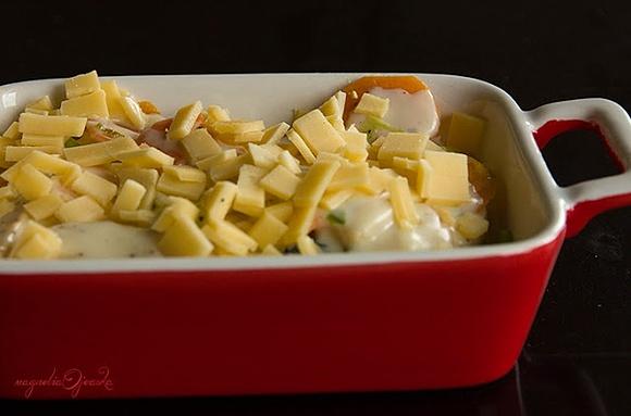 Zapiekanka z ryżu Basmati