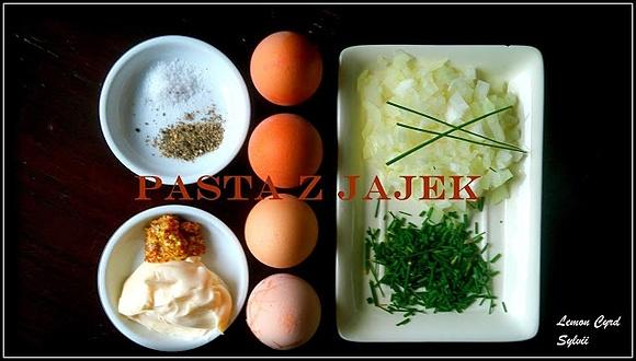 Pasta z jajek i szczypiorkiem