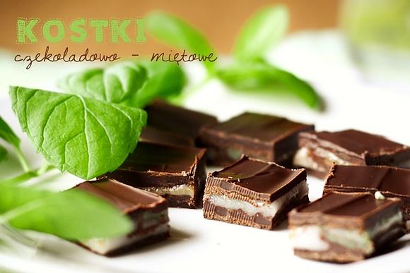 Kostki czekoladowo-miętowe jak After Eight