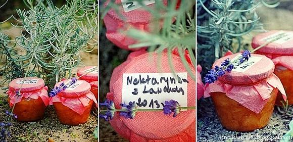 Powidła z nektarynek i lawendy