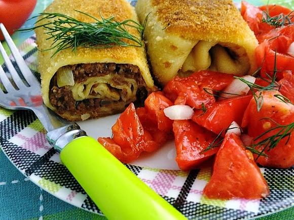 Krokiety z mięsem i wołowiną
