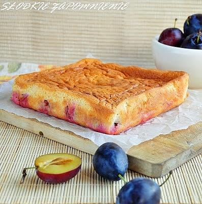 Ciasto jogurtowe ze śliwkami light według diety strukturalnej