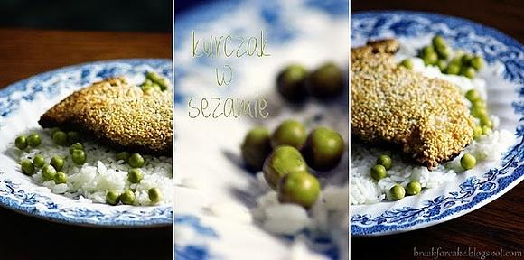Kurczak w sezamie