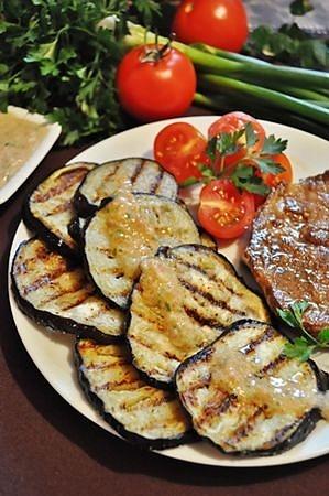 Grillowane bakłażany w śmietance kokosowej