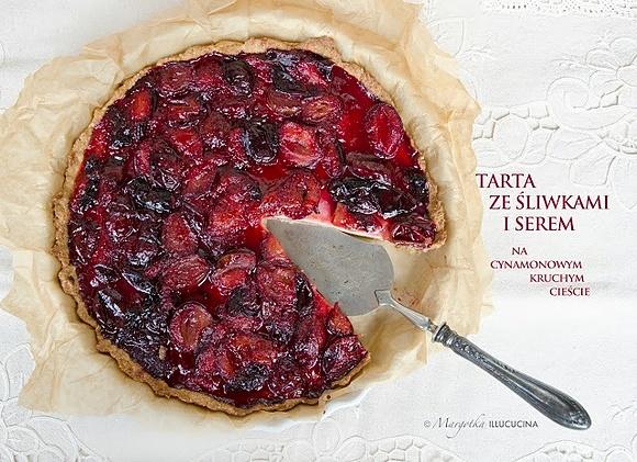 Tarta ze śliwkami i serem