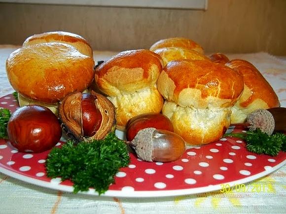 Grzybki faszerowane grzybami