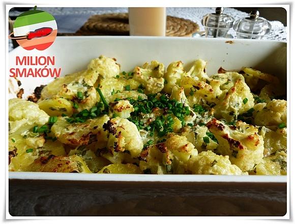 Zapiekanka kalafiorowo-ziemniaczana