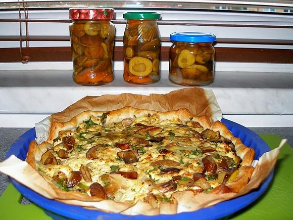 Tarta z grzybami