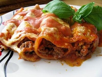 Cannelloni w sosie pomidorowym