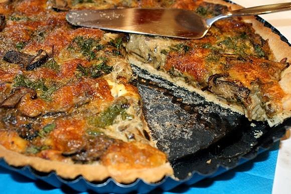 Tarta z podgrzybkami