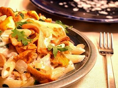 Penne z kurkami - 2 porcje