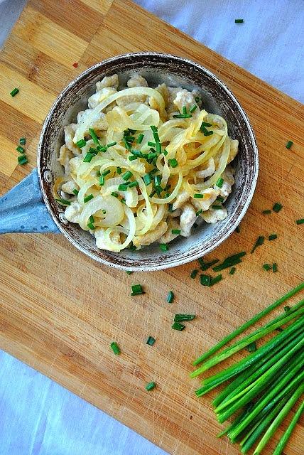 Käsespätzle makaron z serem wersja dietetyczna Austria