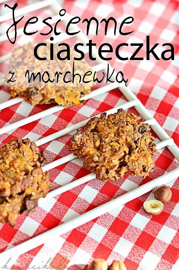Ciastka z płatkami owsianymi i marchewką zdrowe wypieki