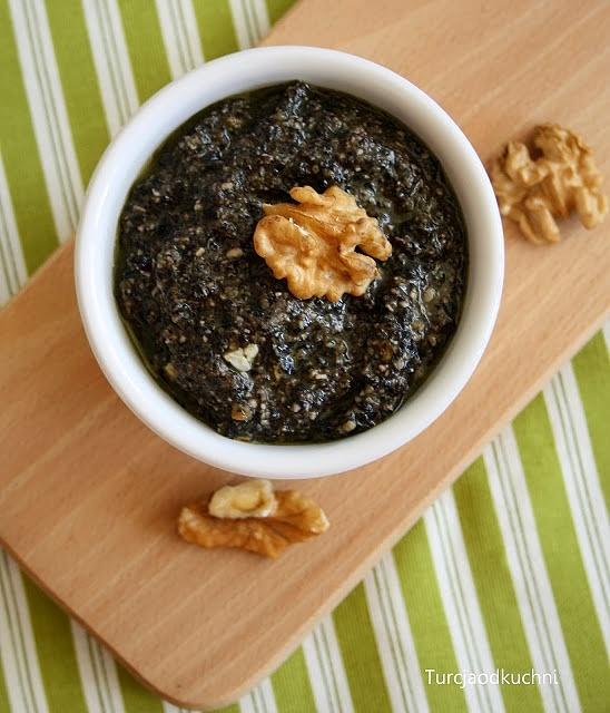 Pesto z fioletowej bazylii