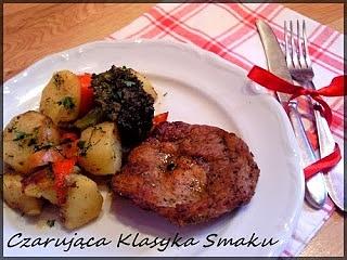 Schab na warzywach