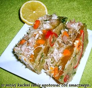 Galaretka drobiowo wołowa z chilli papryczką