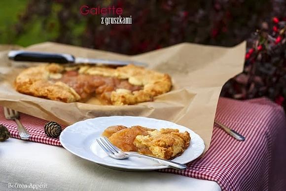 Galette z gruszkami