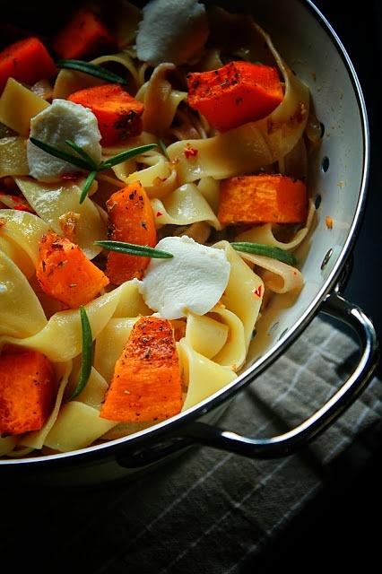 Pappardelle z dynią i ricottą