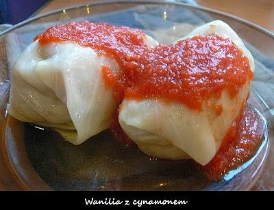 Gołąbki z ryżem i mięsem mielonym