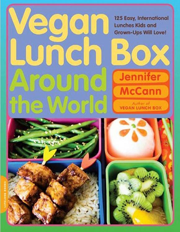 Vegan lunch box around the world