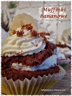 Muffinki bananowe